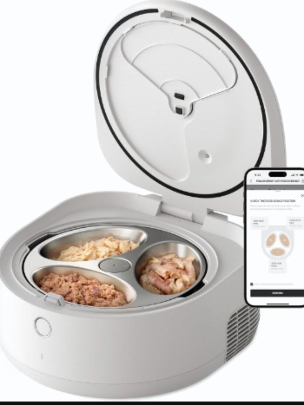 NIB PETLIBRO Automatic Cat Feeder with Stainless Steel Bowl